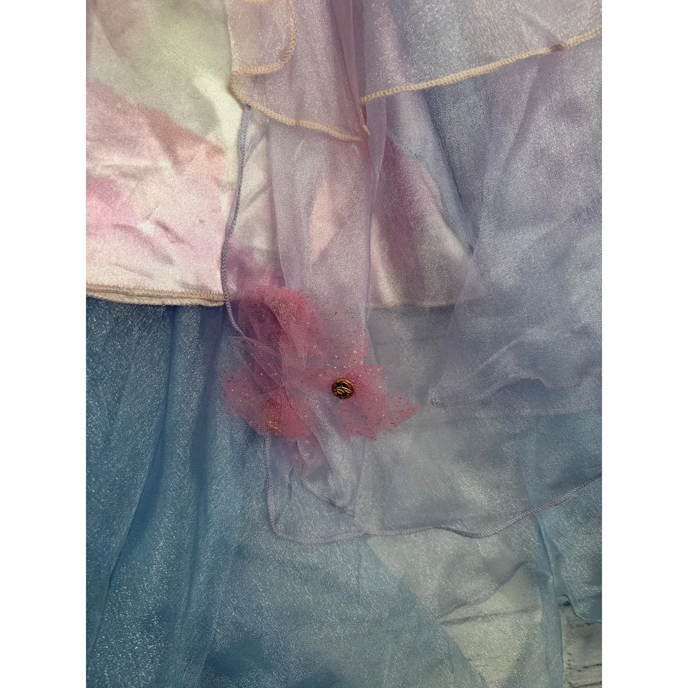 Chasing Fireflies Girls Fairy Princess Costume Dress Pink Blue Watercolor Size 8